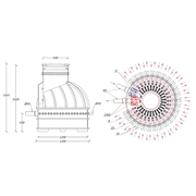 Aspol - cămin colector geotermal - SPIDER MAXI