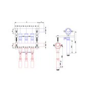Aspol - colector geotermal - RS UNIVERS cu robineți