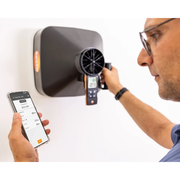 Testo 417 set 1 - Anemometru cu elice și pâlnii de măsurare