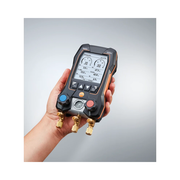 Testo 550s Set smart cu furtunuri - Manifold digital inteligent cu sonde de temperatură wireless și set de 3 furtunuri de umplere