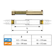 EXTENDER TECO FASTEC® mufă telescopică extensibilă universală