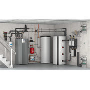 Flamco Simplex - Robinet KFE-KH D SV cu supapă de siguranță, cu filet exterior 1/2" și racord 3/4"