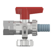 Flamco Simplex - Robinet KFE-KH F - D SV cu supapă de siguranță, cu filet interior Rp 1/2" și racord G 3/4"