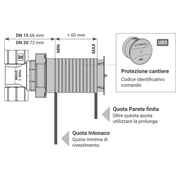 TECO ULTRA - Robinet cu bilă îngropat DN 15 - 20
