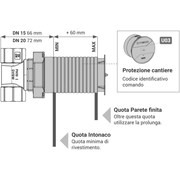 TECO ULTRA - Robinet cu bilă Top Entry cu montare încasată cu accesorii de control pentru țevi PP-R DN 15 - 20