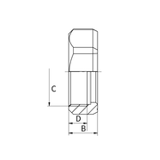 Flamco Simplex - Piuliță olandeză pentru robinet cu bilă pompă DN 25–32