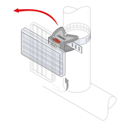 Flamco Simplex - Suport universal cu bandă de fixare