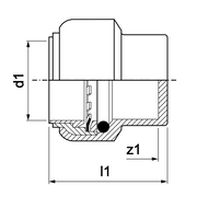 VSH Tectite - Capăt terminal push DN10–DN25