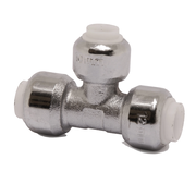 VSH Tectite - Teu cromat 3 x push DN10–DN15