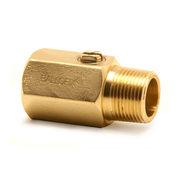 Broen - Robinet mini cu bilă 1 x filet interior x 1 x filet exterior – alamă / cromat