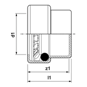 VSH Tectite - Cap de închidere push – cupru (DN12 – DN28)