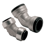 VSH Tectite - Cot 45° 2 x push – inox (DN12 – DN50)