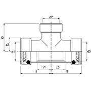 VSH Tectite Sprint - Teu redus 3 x push (DN10 – DN25)