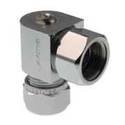 Broen - Robinet unghiular cu bilă, fără mâner (racord compresie x piuliță olandeză)