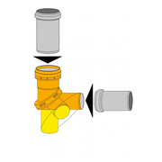 HAAS - Cot reglabil Multi-Arc PP DN 50/50