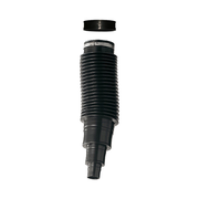 HAAS – Furtun flexibil de conexiune DN 100 pentru capotă de acoperiș și coloană de aerisire, negru, cu coliere de etanșare