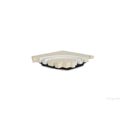 Modul - ERGOVENT LINEO-PRO (2 slot-uri x 20 mm) unghi 90° rotunjit