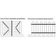 WINKLER TECHNIK – Șină pentru țeava de încălzire în pardoseală Ø14–17 mm cu bandă adezivă JetRail JR1417TK (2 m)