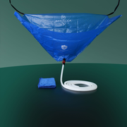 BACHLER - Husă PVC de colectare pentru curățarea aparatelor de aer condiționat