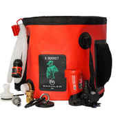 BACHLER - Recipient flexibil X-BUCKET PREMIUM 20 L pentru colectare, evacuare și pompare lichide