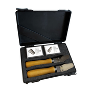 BACHLER - Set de spatule pentru curățarea schimbătoarelor de căldură din inox, în valiză