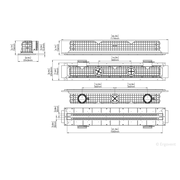 Anemostat - ERGOVENT LINEO PRO PUZZLE cu 2 fante