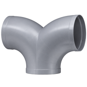 BECK - Ramificație Y egală de ventilație la 90° din PPs DN200
