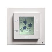 Zehnder EVO Sense – controler de perete RF pentru unități de ventilație Zehnder EVO 2/3/4, cu 4 trepte de ventilare și programare săptămânală