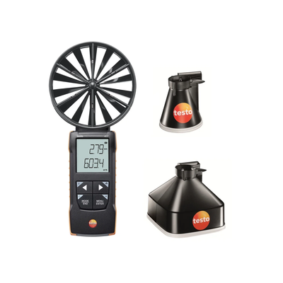 Testo 417 set 1 - Anemometru cu elice și pâlnii de măsurare