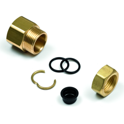 LEIFELD - Adaptor pentru conectare de la țeava de inox flexibilă la țeava zincată DN32, DN40, DN50