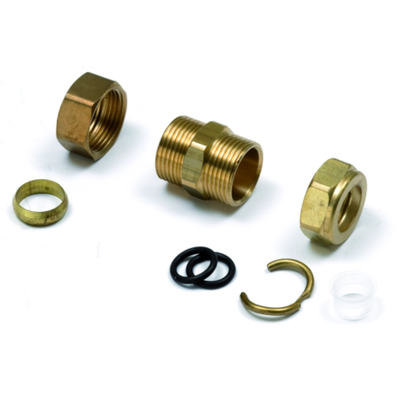 LEIFELD - Niplu adaptor pentru conectare de la țeava de inox flexibilă (O-Ring) la țeava de cupru