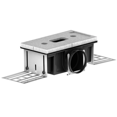 Zehnder - Plenum CLD-P 75 pentru distribuție a aerului prin pardoseală - conexiune laterală