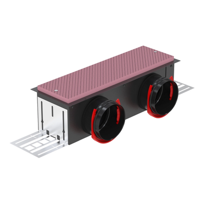 Zehnder - Plenum dreptunghiular CLD-P 90 dublu pentru distribuție a aerului prin pardoseală