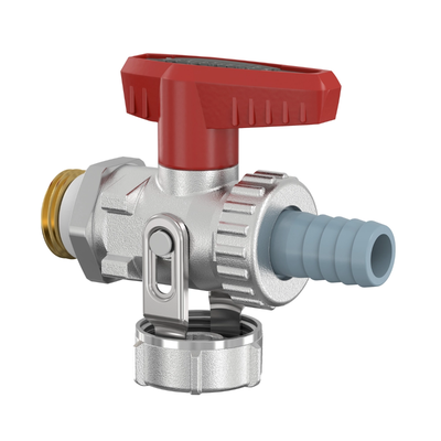 Flamco Simplex - Robinet KFE-KH D SV cu supapă de siguranță, cu filet exterior 1/2" și racord 3/4"