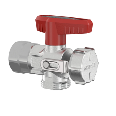 Flamco Simplex - Robinet KFE-KH F - E cu filet interior Rp 1/2" și racord G 3/4"