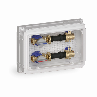 TECO K4CC ''DUO" kit de contorizare pentru apă dublu, DN15 - F13 cu 2 racorduri