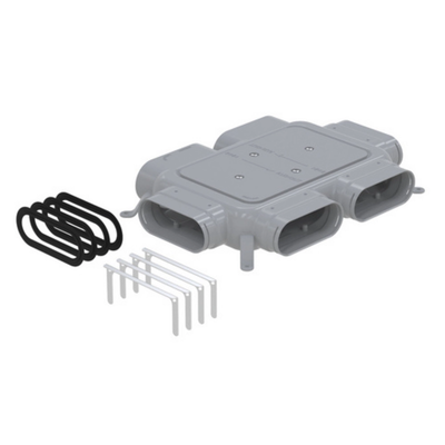 Zehnder - Distribuitor flat 51, 4 porturi 2x2