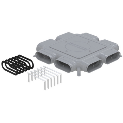 Zehnder - Distribuitor flat 51, 6 porturi