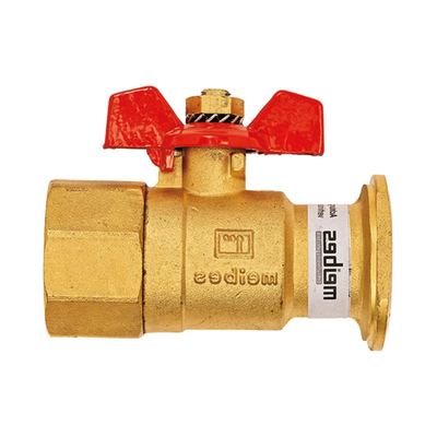 Flamco Meibes - Robinet cu bilă cu flanșă Meibes, clapetă de sens și separator aer DN 25