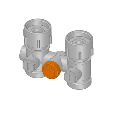 Flamco Simplex - Capac pentru H-Module, sisteme monotub