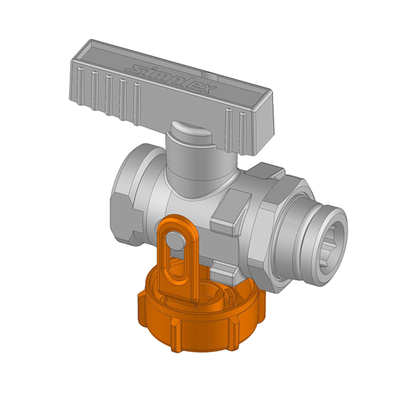 Flamco Simplex - Capac pentru robinet KFE, G 3/4″–1″
