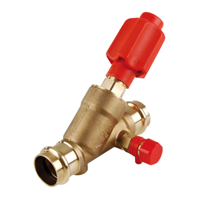 Seppelfricke - Robinet cu sertar înclinat SEPP SPS, cu racord presare M/V, cu golire, tija fixă (DN15 - DN50)