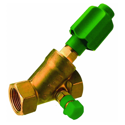 Seppelfricke - Robinet de trecere cu sertar înclinat, cu tija fixă, cu racord de golire, filet interior - SEPP Kommunal (DN15 - DN50)