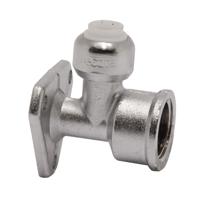 VSH Tectite - Cot de perete cromat push x filet BSPP 15xG1/2"