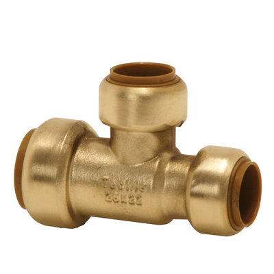 VSH Tectite - Teu cu reducere pe un capăt și pe ramificație 3 x push DN15–DN25