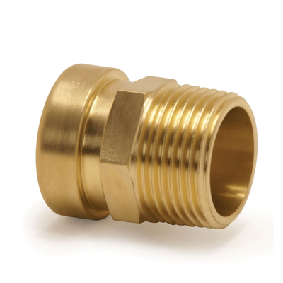 VSH Tectite - Conector drept push x filet exterior – alamă (12xR3/8" – 28xR1")