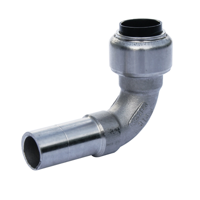 VSH Tectite - Cot 90° push x capăt de țeavă (DN12–DN25)