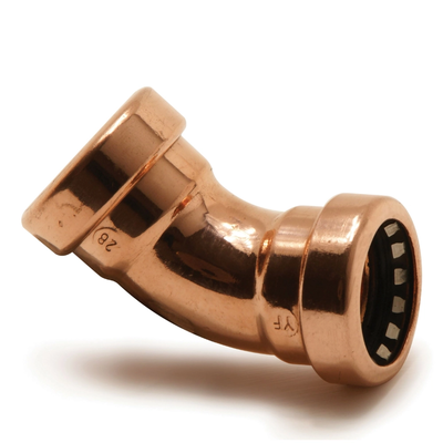 VSH Tectite Sprint - Cot 45° cu 2 capete push (DN15 – DN25)