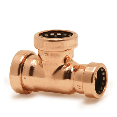 VSH Tectite - Teu redus 3 x push – cupru (15x12x15 – 28x22x28)