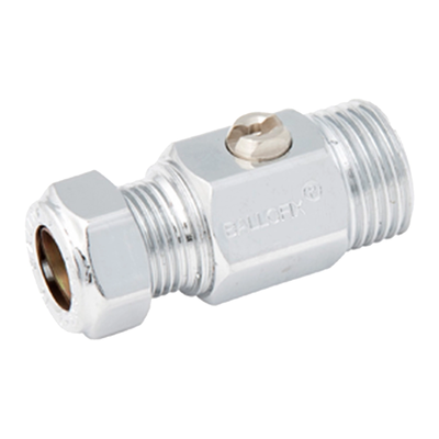 Broen - Robinet mini cu bilă 1 x compresiune x 1 x filet exterior – cromat